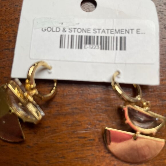 Bundle 3 pairs for $12.  Gather-d Gold Tone Earrings - Picture 2 of 2